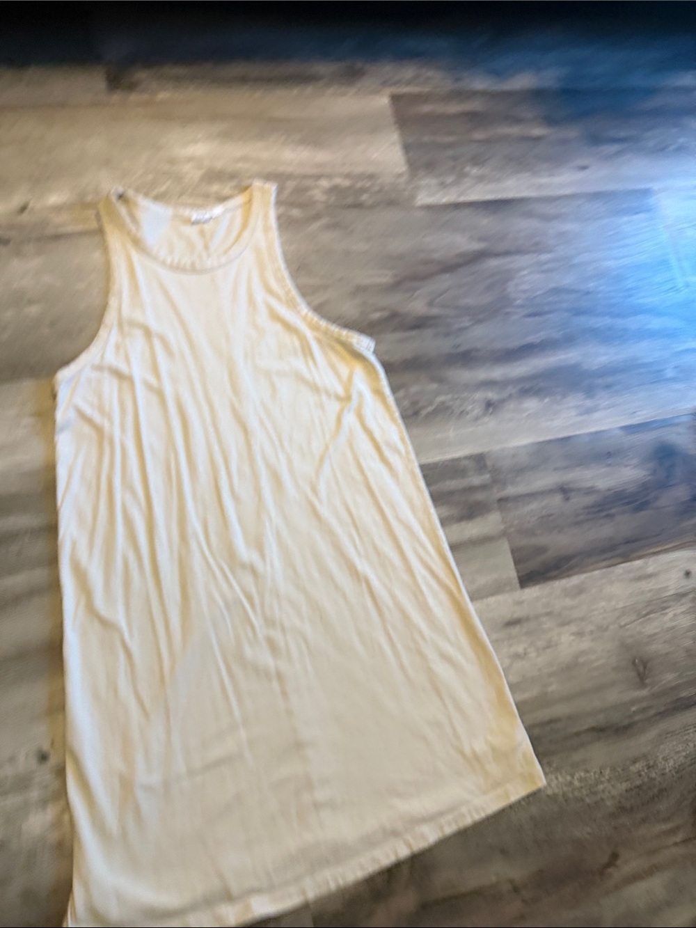 GAP Cream Sleeveless Midi Tank Dress